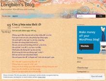 Tablet Screenshot of longbien.wordpress.com