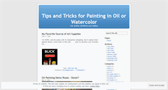 Desktop Screenshot of paintingdemonstrations.wordpress.com