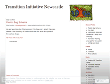 Tablet Screenshot of newcastletransition.wordpress.com