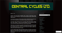 Desktop Screenshot of centralcycles.wordpress.com