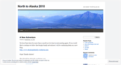 Desktop Screenshot of northtoalaska2010.wordpress.com