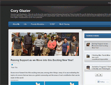 Tablet Screenshot of coryglazier.wordpress.com