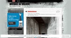 Desktop Screenshot of michaeldevreugd.wordpress.com