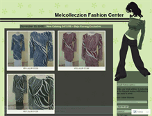 Tablet Screenshot of melcolleczionshop.wordpress.com