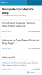 Mobile Screenshot of omnipotentproducts.wordpress.com