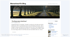 Desktop Screenshot of mamartinez10.wordpress.com