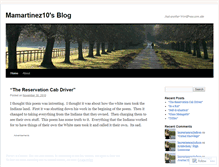 Tablet Screenshot of mamartinez10.wordpress.com