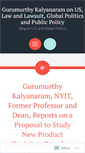 Mobile Screenshot of kalyanaramgurumurthy.wordpress.com