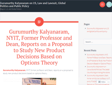 Tablet Screenshot of kalyanaramgurumurthy.wordpress.com