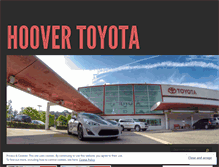 Tablet Screenshot of hoovertoyota.wordpress.com