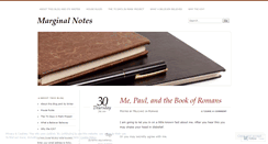 Desktop Screenshot of marginalnotes.wordpress.com