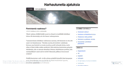 Desktop Screenshot of harhautuksia.wordpress.com