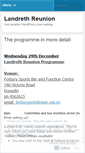 Mobile Screenshot of landrethreunion.wordpress.com
