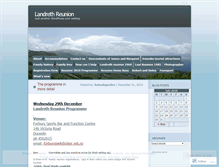 Tablet Screenshot of landrethreunion.wordpress.com