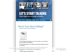 Tablet Screenshot of engelspraten.wordpress.com