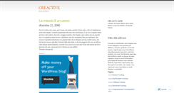 Desktop Screenshot of creactive.wordpress.com