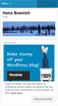 Mobile Screenshot of hansboenish.wordpress.com