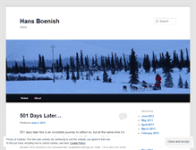 Tablet Screenshot of hansboenish.wordpress.com