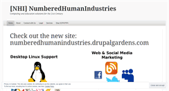 Desktop Screenshot of numberedhumanindustries.wordpress.com