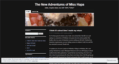 Desktop Screenshot of misshapa.wordpress.com