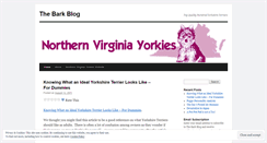 Desktop Screenshot of northernvirginiayorkies.wordpress.com