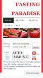 Mobile Screenshot of fastingparadise.wordpress.com