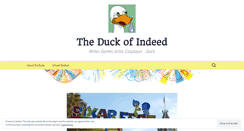 Desktop Screenshot of duckofindeed.wordpress.com