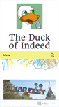 Mobile Screenshot of duckofindeed.wordpress.com