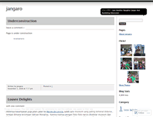 Tablet Screenshot of jangaro.wordpress.com