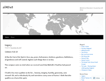 Tablet Screenshot of all4the1.wordpress.com
