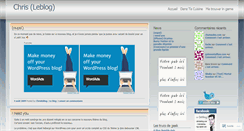 Desktop Screenshot of chrisdeparis.wordpress.com