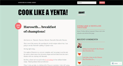 Desktop Screenshot of cooklikeayenta.wordpress.com