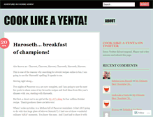 Tablet Screenshot of cooklikeayenta.wordpress.com