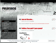 Tablet Screenshot of philoesocio.wordpress.com