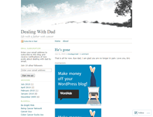 Tablet Screenshot of dealingwithdad.wordpress.com