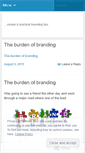 Mobile Screenshot of brandbites.wordpress.com
