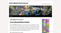 Desktop Screenshot of caramemutihkanwajahsite.wordpress.com