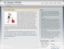 Tablet Screenshot of jargonwriter.wordpress.com