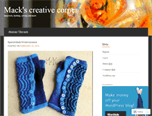 Tablet Screenshot of creativemack.wordpress.com