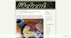 Desktop Screenshot of liketoeat.wordpress.com