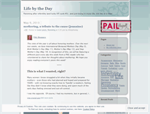 Tablet Screenshot of lifebytheday.wordpress.com