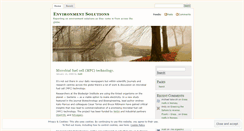 Desktop Screenshot of environmentsolutions.wordpress.com