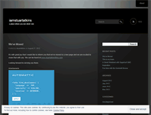 Tablet Screenshot of iamstuartatkins.wordpress.com