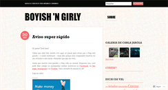Desktop Screenshot of boyishngirly.wordpress.com