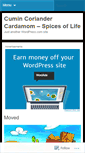 Mobile Screenshot of cumincoriandercardamom.wordpress.com
