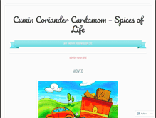 Tablet Screenshot of cumincoriandercardamom.wordpress.com