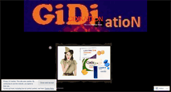 Desktop Screenshot of gidination.wordpress.com