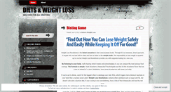 Desktop Screenshot of dietsweightloss85.wordpress.com