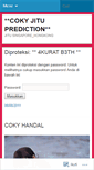 Mobile Screenshot of cokypredictor.wordpress.com
