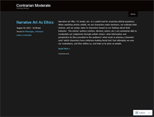 Tablet Screenshot of contrarianmoderate.wordpress.com